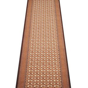 Kusový koberec GRENOBLE hnedá 67 x 250 cm