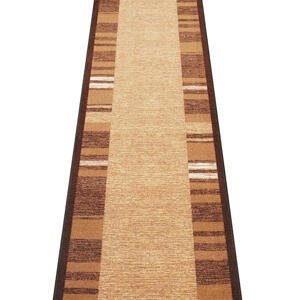 Kusový koberec GENEVE hnedá 67 x 250 cm