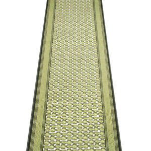 Kusový koberec GRENOBLE zelená 67 x 250 cm
