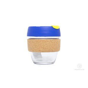 Keep cup KeepCup S - tyrkysový s korkovým úchytom