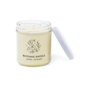 Botanicandle Sójová sviečka - malá - vanilka, pomaranč