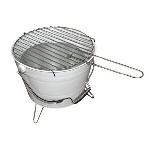 Garthen 27148 Mini BBQ gril vedro biely