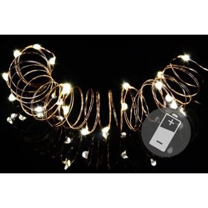 Nexos 42975 Vianočná svetelná reťaz - MINI 10 LED – teplá biela