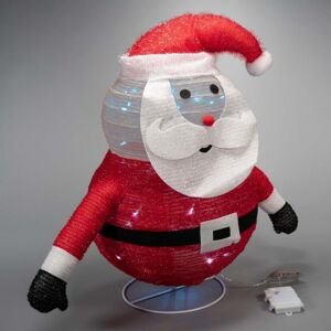 Nexos 72896 Vianočná dekorácia - Santa Claus, 30 LED, 58 cm