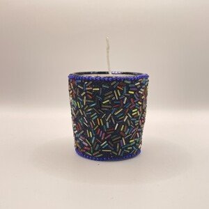 Dekoratívna sviečka - Modrá