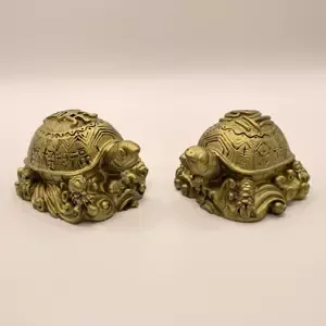 Šoška Feng Shui - 2 korytnačky, Zlatá