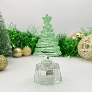 Vianočná dekorácia zelený stromček
