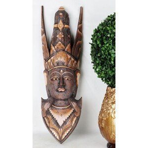 Drevená dekorácia africký šaman - Hugo