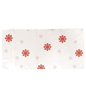 Kuchynský obrus Homa SNOWFLAKE white 40x80cm Kuchynský obrus Homa SNOWFLAKE 40x80cm