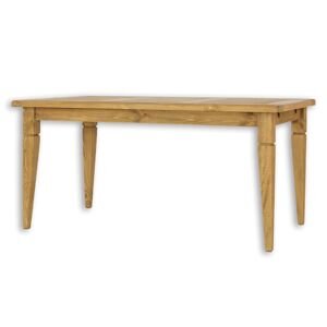 Rustik stôl ST702 120 cm, jasný vosk