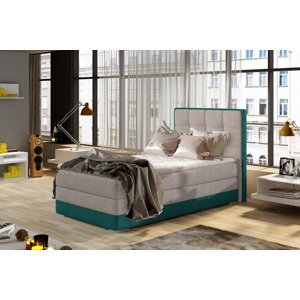 Luxusná posteľ BONAMI šedá ľavá