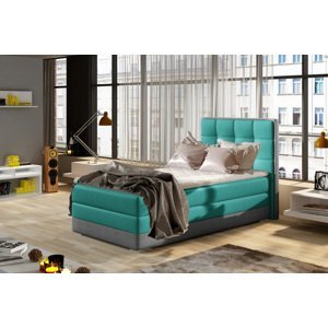Luxusná posteľ BONAMI zelená ľavá