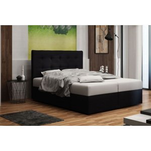 BONEMI 1 čalúnená manželská posteľ 160 x 200 cm, COSMIC 100