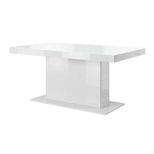 TOKHER jedálenský stôl, biely lesk–2497GP81