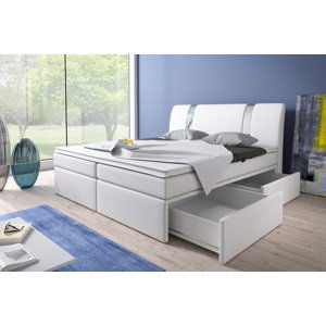 DANICA posteľ boxspring biela 140