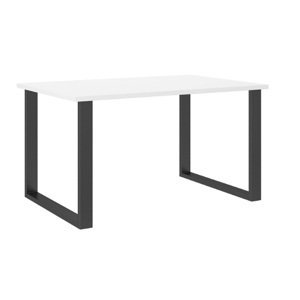 SHIVA priemyselný stôl 138 x 90, biely