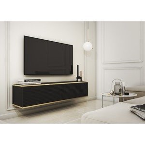 ORLANDO luxusná TV skrinka 135, MDF čierna