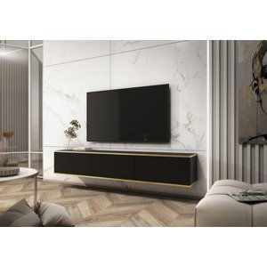 ORLANDO luxusná TV skrinka 175, MDF čierna