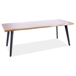 PRANDA jedálenský stôl 150/210/x90 dub artisan/čierny