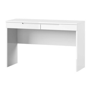 CELENE 31 pracovný stôl, biela/biely lesk