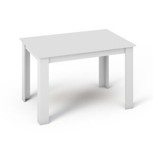 KONGI jedálensky stol 120 cm, biela