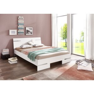 Moderná posteľ ANNY 291 alpská biela 140x200 cm