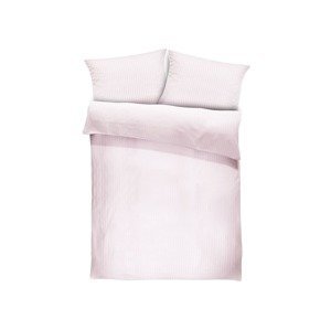 Face-2-Face Mako-saténová posteľná bielizeň, Uni Strip Rosewater, 140 x 200 cm (140 x 200 cm)