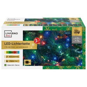 LIVARNO home Svetelná LED reťaz, 100 LED (farebná)