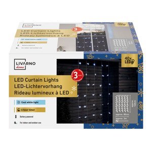 LIVARNO home Svetelný LED záves (snehová vločka)