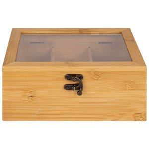 ERNESTO® Bambusové dosky na krájanie/Bambusová krabica na čaje (box na čaj)