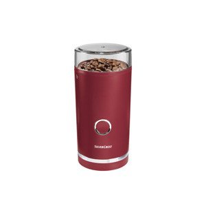 SILVERCREST® KITCHEN TOOLS Elektrický mlynček na kávu SKMS 180 A1 (červená)
