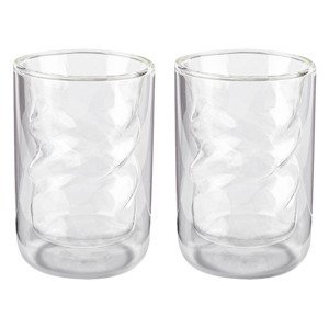 ERNESTO® Dvojstenové poháre, 2 kusy (voda)