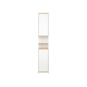 LIVARNO home Vysoká skrinka do kúpeľne, 32 x 180,5 x 28 cm, biela