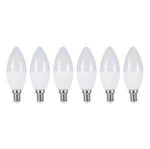 LIVARNO home LED žiarovka, 6 kusov (sviečka E14)