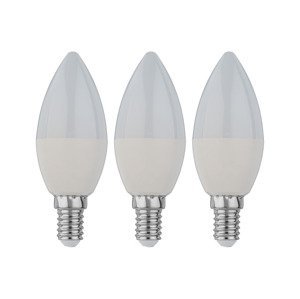 LIVARNO home LED žiarovka, 3 kusy (sviečka E14, 4,2 W)