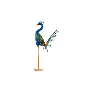 LIVARNO home Kovový dekoratívny vták (páv (rozprestretý chvost))
