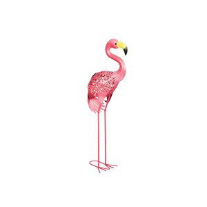 LIVARNO home Solárny dekoratívny vták (ružový plameniak)