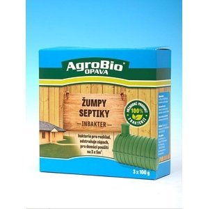 AgroBio INBAKTER Žumpy a septiky - 3 x 100 g