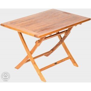 FaKOPA s. r. o. VASCO - skladací stôl z teaku obdélnikový 120 x 80 cm, teak