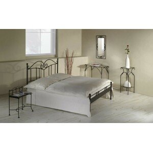 IRON-ART SARDEGNA - romantická kovová posteľ 180 x 200 cm, kov