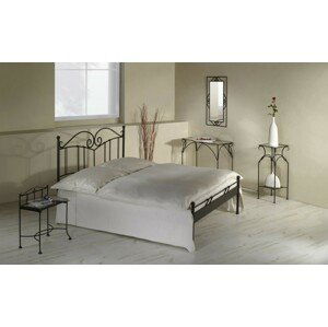 IRON-ART SARDEGNA - romantická kovová posteľ 140 x 200 cm, kov