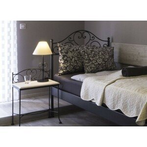 IRON-ART MALAGA kanape - romantická kovová posteľ 180 x 200 cm, kov