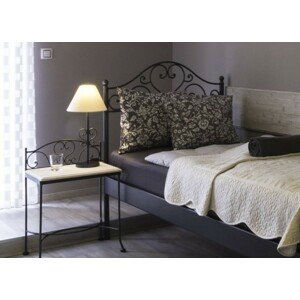 IRON-ART MALAGA kanape - romantická kovová posteľ 90 x 200 cm, kov