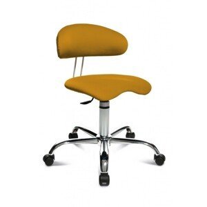 Topstar Topstar - kancelárska stolička Sitness 40 - žltá, plast + textil + kov