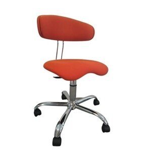 Topstar Topstar - kancelárska stolička Sitness 40 - oranžová, plast + textil + kov