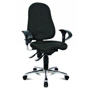 Topstar Topstar - kancelárska stolička Sitness 10 - šedá, plast + textil + kov