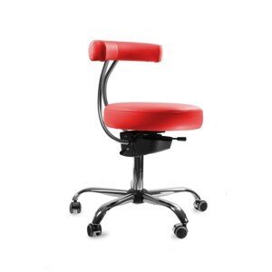 Spinergo MEDICAL Spinergo - aktívna stolička - červená, plast + textil + kov