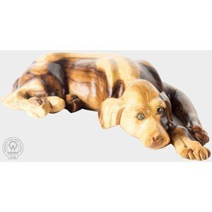 FaKOPA s. r. o. DOG II - ležiaci pes zo suaru 72 cm, suar