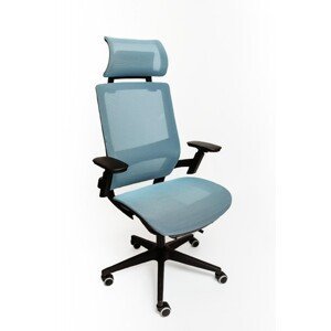 Spinergo OPTIMAL Spinergo - aktívna kancelárská stolička - modrá, plast + textil + kov