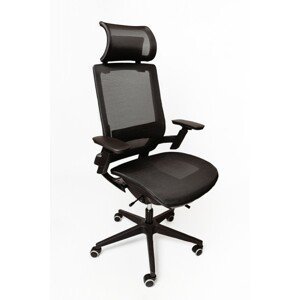 Spinergo OPTIMAL Spinergo - aktívna kancelárská stolička - čierna, plast + textil + kov